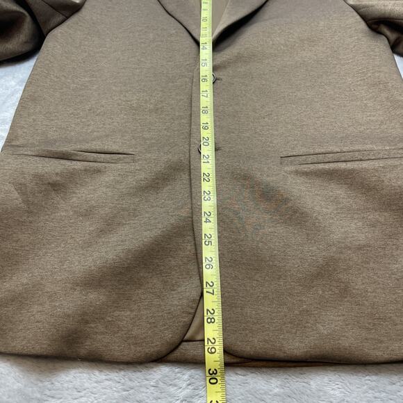 Stylus LaDarius Campbell Knit Blazer Mens S Heather Brown 2 Button Vent Stretch - Picture 12 of 13